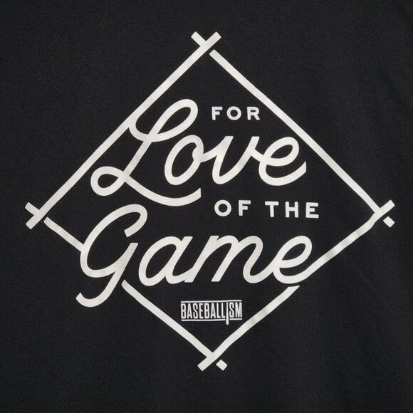 Baseballism Shirt Mens 3XL Black For Love of the Game Graphic Tee Baseball - Picture 2 of 8